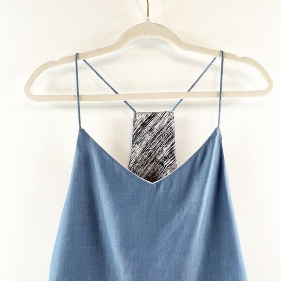 Lululemon Wake & Flow Racerback Tank Top Camisole Blue Denim Small - Picture 4 of 12
